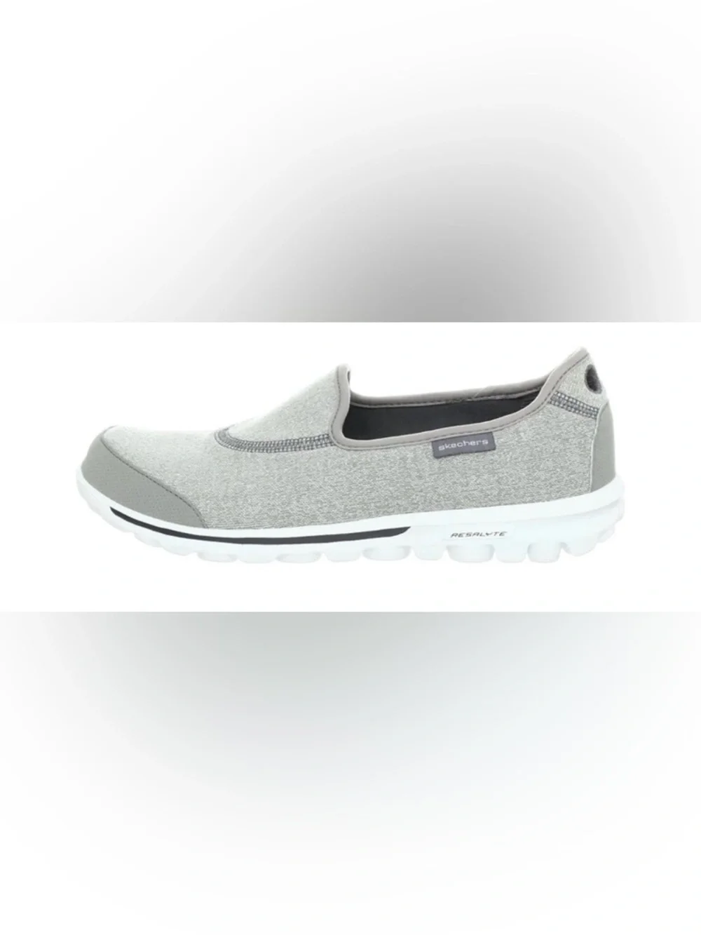 Skechers Size 7.5 Resalyte Grey Slip Ons - Picture 3 of 11